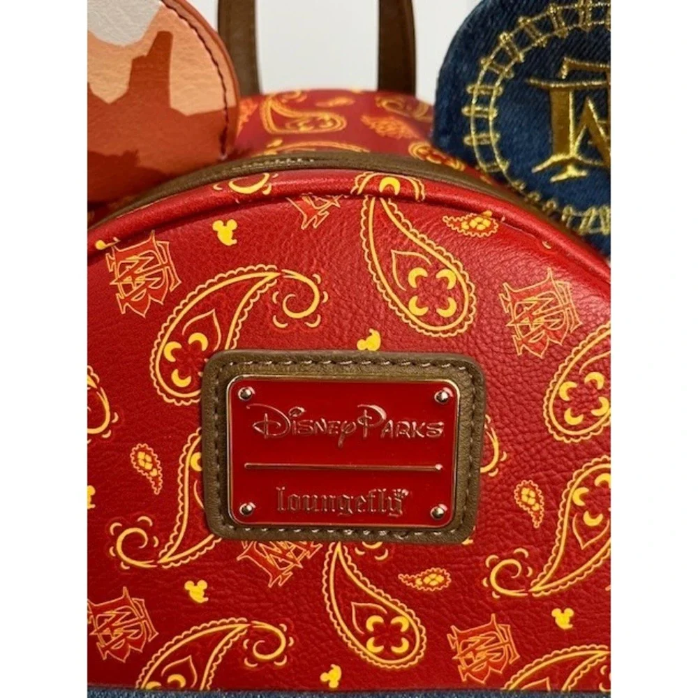Disney Parks Mickey Main Attraction Big Thunder Mountain Backpack Loungefly EUC